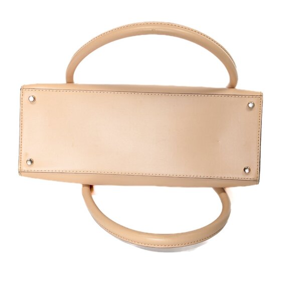 KATE SPADE Leather Gold Clasp Harwood Place Sinclair Nude Hand Bag - Picture 7 of 16